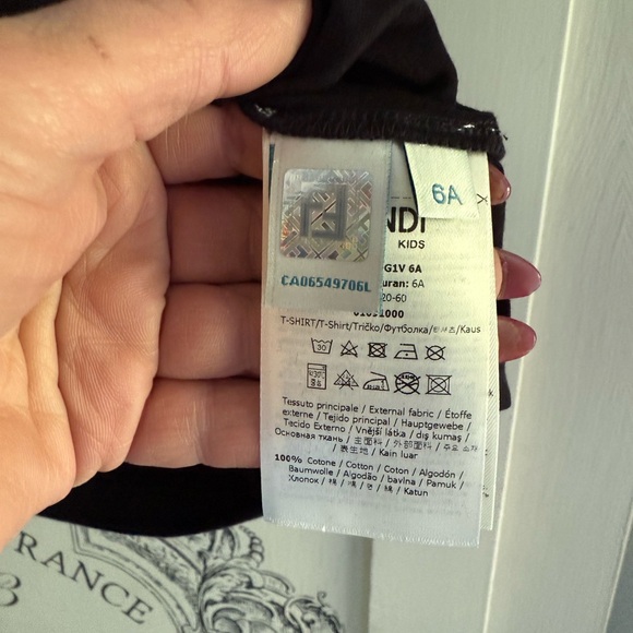 NWT Guaranteed Authentic Fendi Girl’s Handbag T-Shirt w/Authenti Mini Purse - Picture 16 of 16